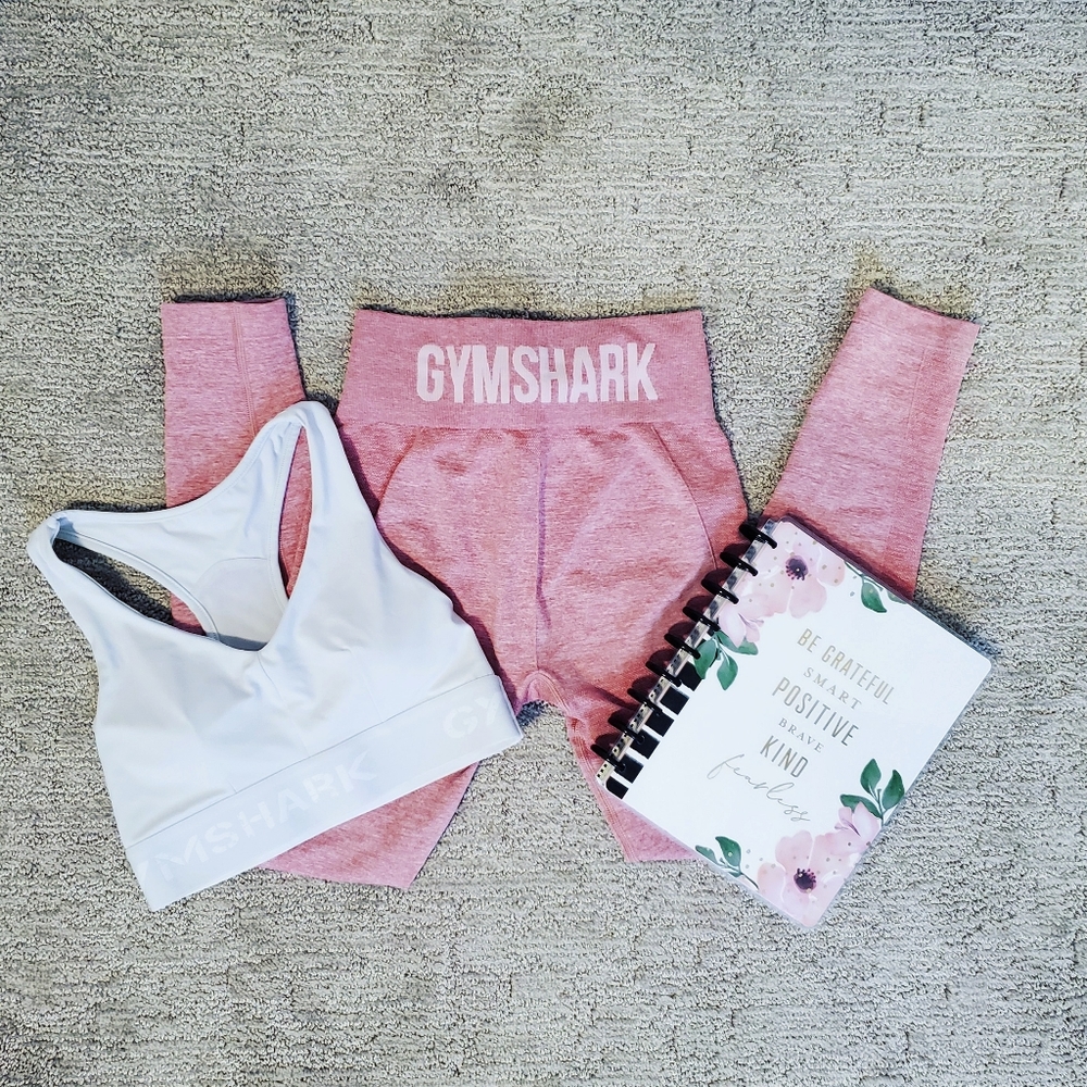 🌸 HIGH-WAISTED FLEX Gymshark Pink Leggings